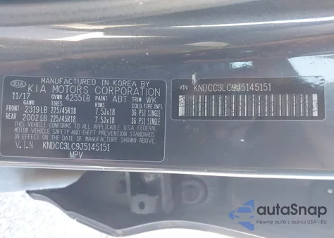 2018 Kia Niro Ex из США, поврежденный, VIN KNDCC3LC9J5145151